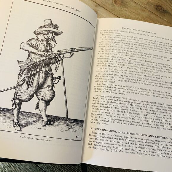 RIFLES by Walter H.B. Smith Vol II NRA Firearms Classics LEATHER 22K Gold Gilded - Picture 9 of 16